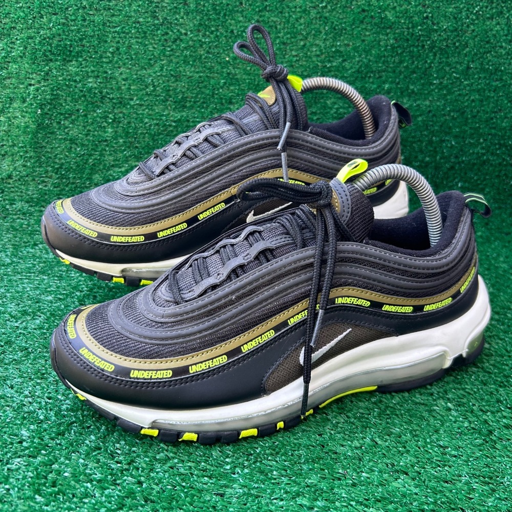 Nike Air Max 97 Undefeated Black Volt Mens Size 8 DC4830-001 Sneakers